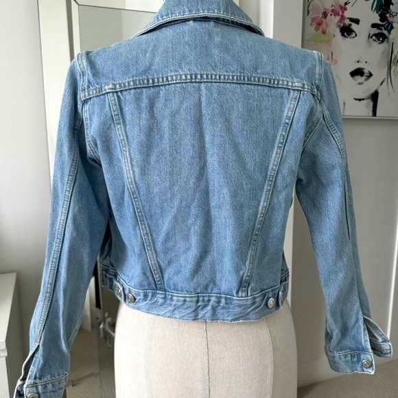 Topshop Petit Denim Jacket Size 6 - Picture 3 of 4